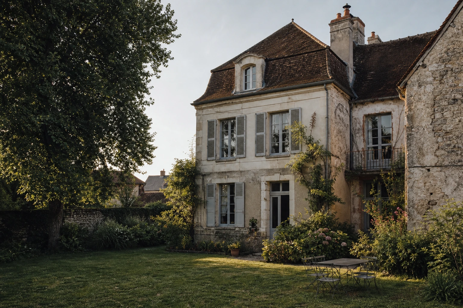 Maison contemporaine analysée avant un achat ou un projet de rénovation.